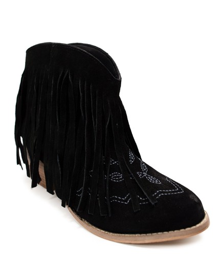 Amos Fransen Stiefelette in schwarz Wildleder - Bild 11 von 12