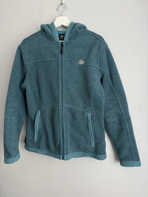 Lowe Alpine Women's Fleece Jacket Hoodie Full Zip Pockets Vintage Polartec Large