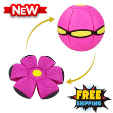 Magic Flying Saucer Stomp Ball - Bouncy Transforming Puzzle Ball