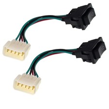 Universal Power Window Switch 5-Pin DC 12V 24V Car Electric w/Wiring 2pcs