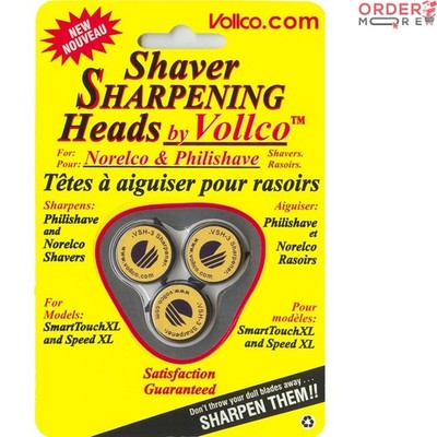 Sharpening Heads for Norelco Philips Smart Touch Speed-XL Razors Reusable