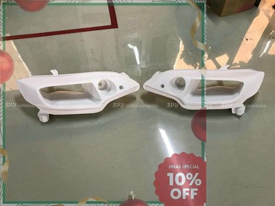 For 14-18 Fit Jazz GK5 FRP Unpainted Front Headlight Air Duct LHD Left/right