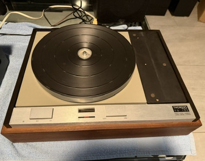 Vintage THORENS TD 125 Turntable Record Player parts No Tonearm New belt