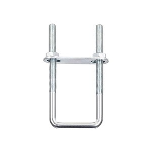 M8x40x120mm(DxWxL) Square U Bolt - 1Pack - Good for Pipe - Carbon Steel