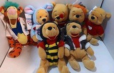 Winnie the Pooh Plushies Holidays Lot/7 Easter, Halloween, Christmas, Valentines
