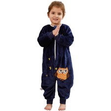 Unisex Baby Sleeping Bag Soft Long Sleeve Sleeping Sack with Feet Warm Wearab...
