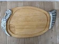 The Cellar Rooster Large Wooden Serving chopping Board Country Kitchen Farmhouse