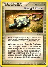 Strength Charm 81/101 Uncommon Dragon Frontiers Pokemon Lightly Played/MP