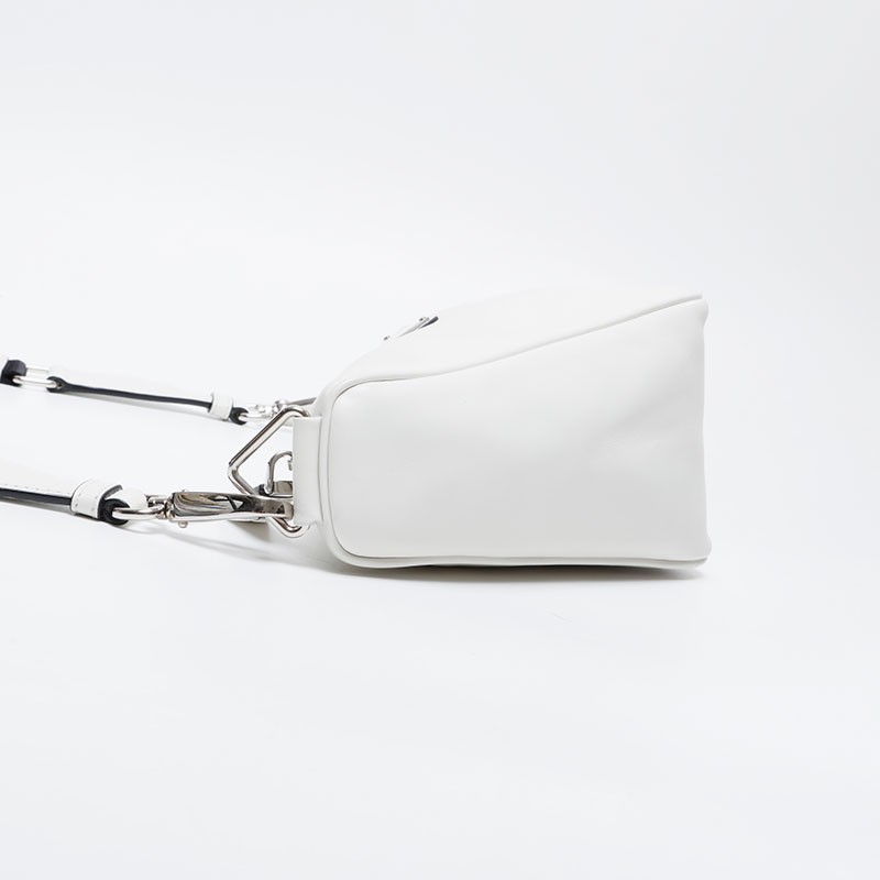 Authentic PRADA Triangle Nappa Leather Shoulder B… - image 3