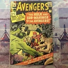 Vintage The Avengers 3 Marvel Comic Book inc. Hulk & Sub-Mariner