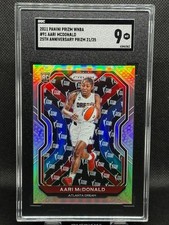 2021 PANINI PRIZM WNBA AARI MCDONALD (RC) 25TH ANNIVERSARY 21/25 #91 DREAM SGC 9