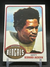 1976 Topps - Bernard Jackson #449 RC Rookie Cincinnati Bengals Washington State