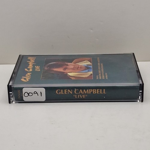 Glen Campbell "Live" (Cassette Tape, 1991) Object Enterprises Ltd ONNMC85 - Picture 6 of 11