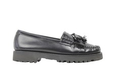 G.H. Bass Co. Weejuns 90S Esther Kiltie Tassel Lug Sole Patent Loafers