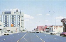 Odessa Texas Downtown Skyline First American Bank Postcard