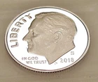 2018 S Gem ULTRA CAMEO Proof Dime EYE CANDY 90% Silver Blazing Luster #1216~ 7