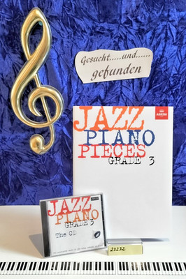 ''Jazz Piano Pieces''  Grade 3,  für Klavier zu zwei Händen + CD