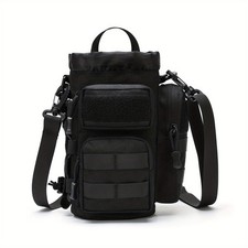 Large Capacity MOLLE Water Bottle Pouch - Adjustable Strap for Outdoor Sports
