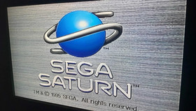 SEGA Saturn Console with Tomb Raider game CIB, Tested and Working