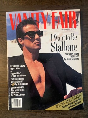 Magazin Vanity Fair USA - September 1990, Silvester Stallone - Top!