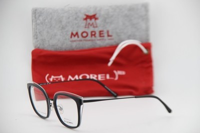 NEW MOREL KOALI 20074K NN07 BLACK CLEAR AUTHENTIC FRAMES EYEGLASSES 50-21