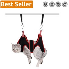 Upgraded Cat Dog Grooming Hammock - XS Restraint Bag for Stress-Free Grooming