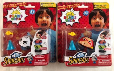 Ryan s World Panda & Super Hero Spinzal Pocket Spinner Toys  Lot of 2 New Toys