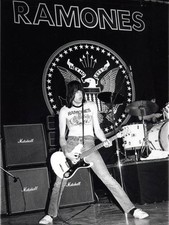 Guitarist Johnny Ramone of The Ramones performs circa 1985 Music Old Photo