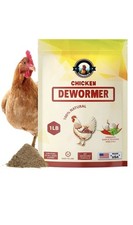 Natural Chicken Dewormer Powder, Chili Mix Formula, 1LB XL Pouch, Poultry Wor...