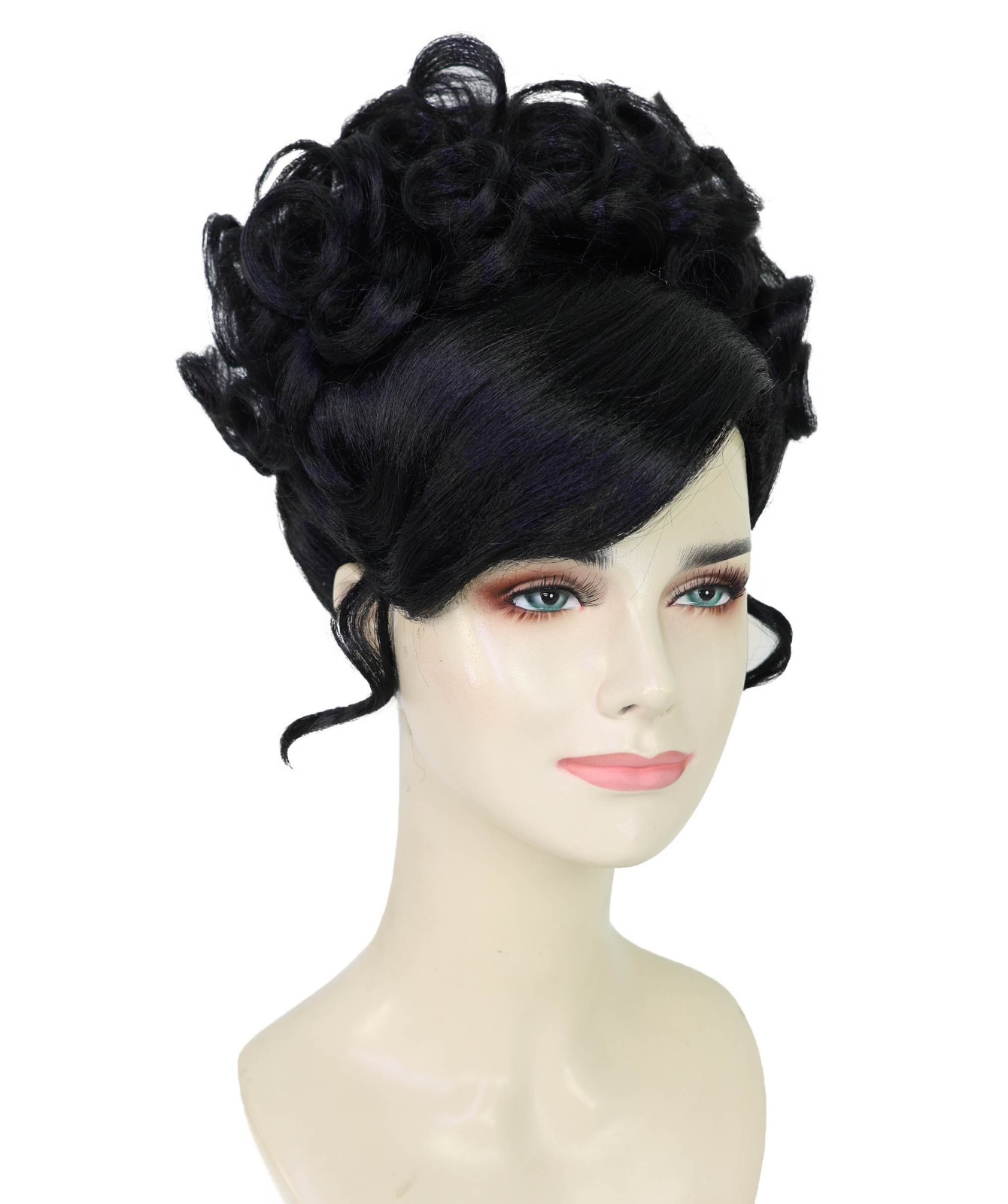 Adult Women's American Rapper Curly Updo High Fashion Wig, Multi Color Options