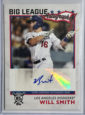 Will Smith AUTO Topps Big League 2020 Certified Autograph Signature Dodgers SP