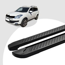 Pedane Adatte Per Citroen C-Crosser Da 01/2010 (Modello: ALMO, Colore: NERO)