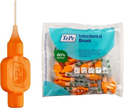 TePe Interdentalbürste Orange 0,45 mm - 25er Pack Bürsten