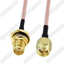 SMA Male Plug to SMA Female Jack Bulkhead Connector RF Pigtail Coax Cable RG316