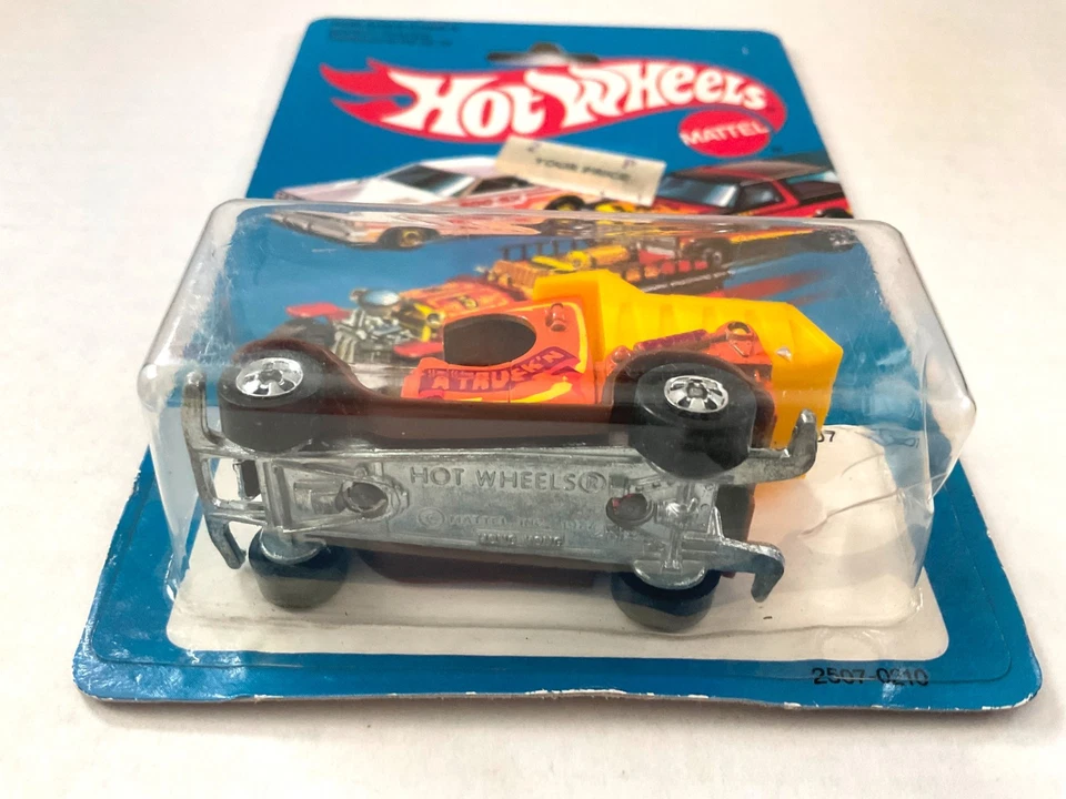 Hot Wheels DUMPIN A - Tarjeta azul vintage 1981 - naranja - Hong Kong 2507 Foto 3 de 4