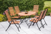Mx GartenmöBel Schlossgarten 7Tlg Biergarten TerrassenmöBel BalkonmöBel Tisch