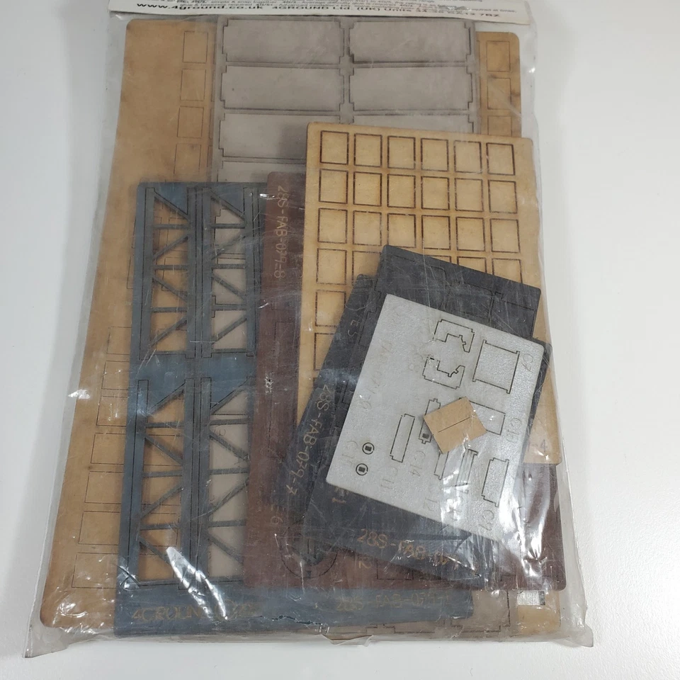 4Ground Miniature Terrain Coffee Store Collection Shelves Chairs Models New - Image 4 of 4