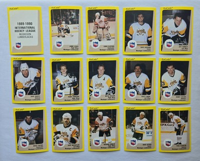 #ad Muskegon Lumberjacks IHL Minor League Hockey Team Set 23 Cards 1989 ProCards $14.95
