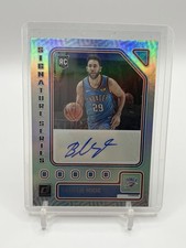 2023-24 Donruss #SS-MIC Vasilije Micic Signature Series Rookie Card Auto OKC