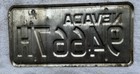 Vintage 84 AZ License Plate 1984 Arizona Lic Yellow Black 9466 7 H — photo 2