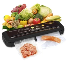 MEGAWISE Model B 2025 Vacuum Sealer | Powerful  Compact | One-Touch Automatic...