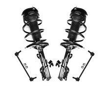 Front Strut Shock & Coil Spring Assembly + Sway Bar Stabilizer Links W/Warranty