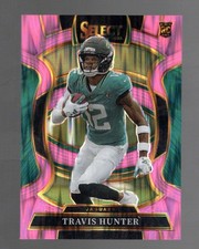 2025 Panini Select - Concourse Travis Hunter #28 Pink Shock Prizm (RC)
