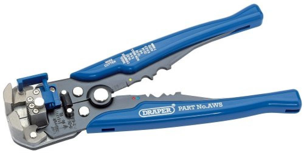 Draper 35385 Crimpatrice e Spelafili Automatica Auto Moto 210mm