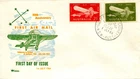 1964 50th Anniversary of the First Airmail in Australia - Royal FDC Green/Yellow