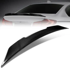 Black Carbon Fiber Rear Trunk Lid Spoiler PSM Style For 17+ 5-Series G30 Sedan
