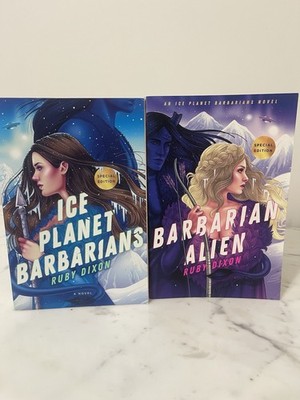 Ice Planet Barbarians 1 & 2 by Ruby Dixon MISPRINT Paperback Book