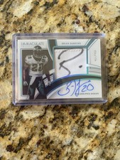 2023 Immaculate Brian Dawkins Premium Patch Auto Platinum #1/1 Eagles