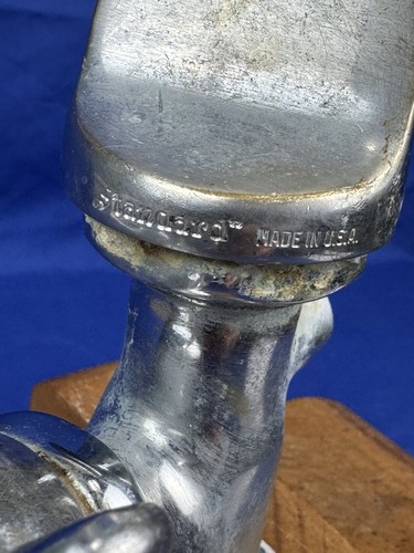 C.1958 Brass STANDARD Water Fountain Faucet w/ Spring Loaded Handle, Works! - Picture 8 of 10