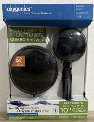 Oxygenics Pure Shower Genius Drench #75074 Rain and Handheld
